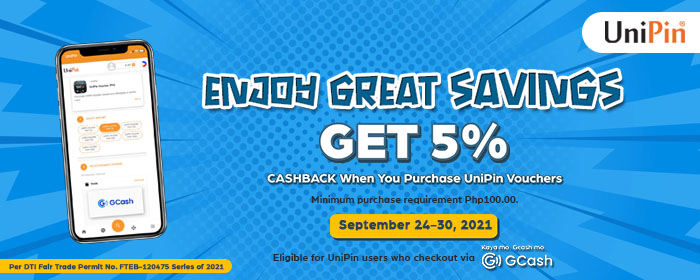 GCash 5% Cashback September Promo (PH)